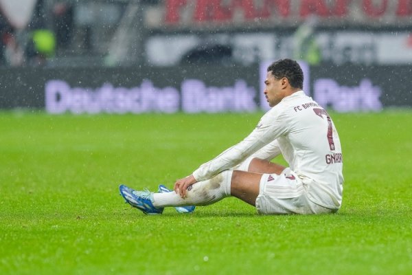 拜仁官方：格纳布里因渺小肌肉不适，无法出战热刺