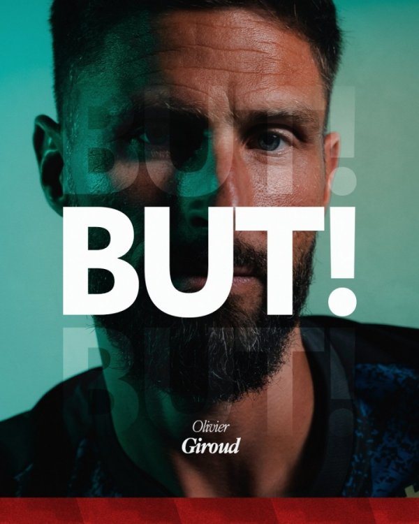 天王盖地虎❗38岁吉鲁转头法甲首秀破门 精彩跑位+继续球左脚低射