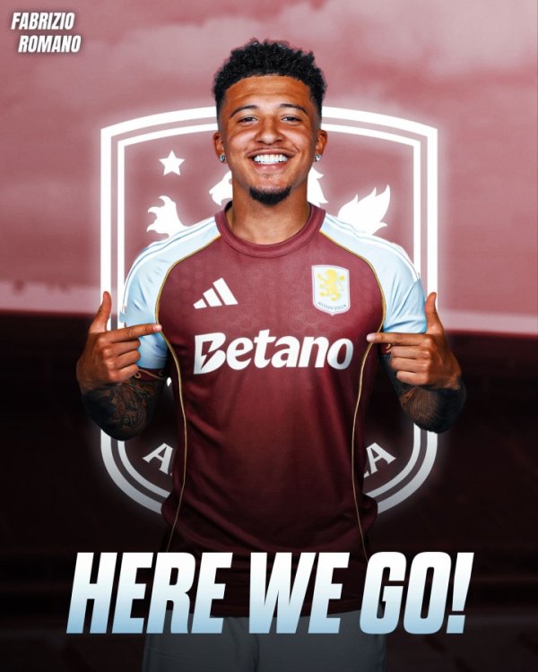 Here we go！罗马诺：桑乔租赁加盟维拉，曼联将与他续约至2027