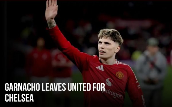 曼联官方：诚意感谢加纳乔所作念孝敬，祝他奇迹生计新篇章一切顺利