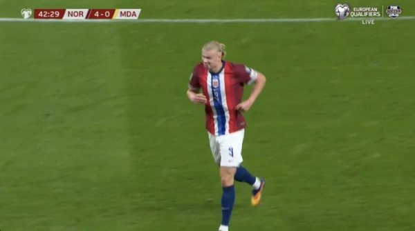 半场戴帽！哈兰德连入3球，挪威4-0朝上摩尔多瓦
