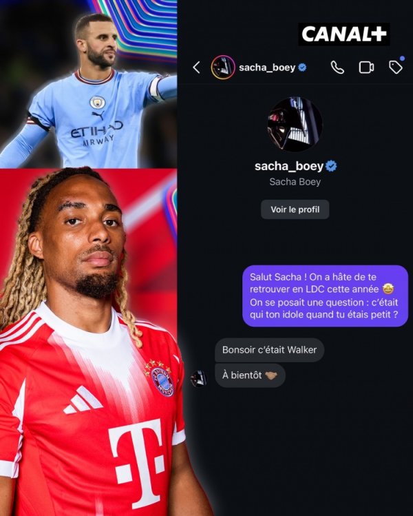 同为右后卫！博伊：我的儿时偶像是沃克