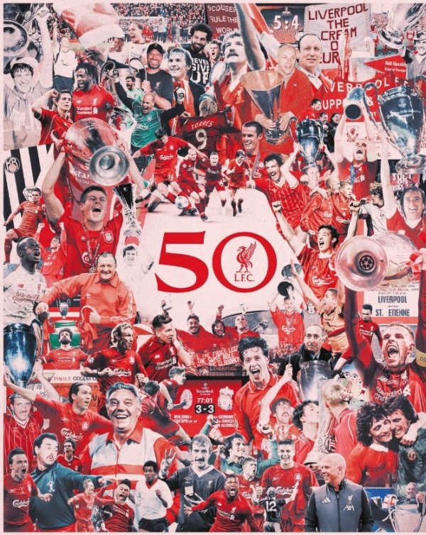 岂肯不令东谈主热血滂湃！第50个欧战赛季，利物浦官方发布操心海报