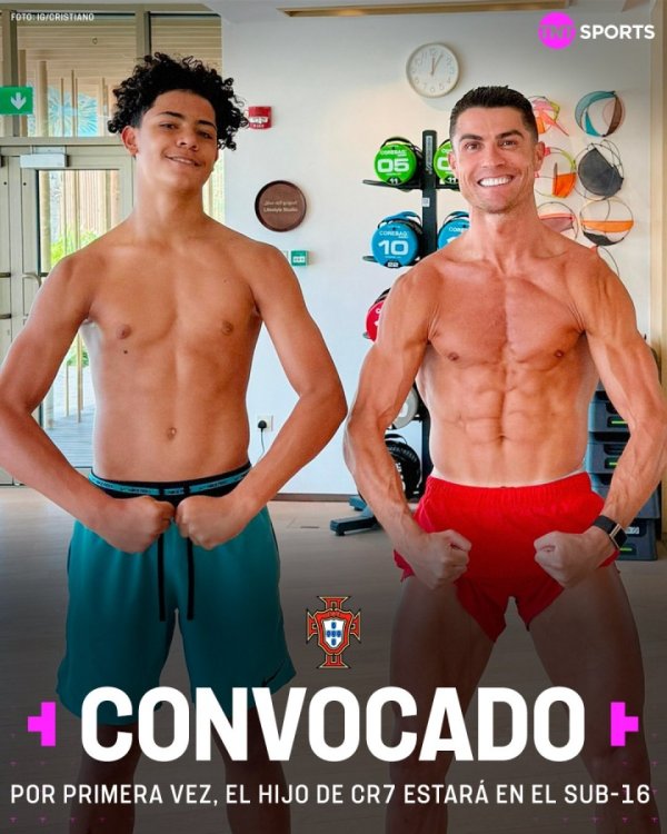 奴隶父亲脚步！官方：15岁迷你罗入选葡萄牙U16新一期名单！