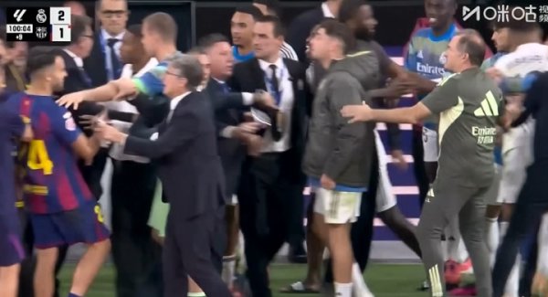 炸药味来了！佩德里染红后，皇马和巴萨在场下爆发突破