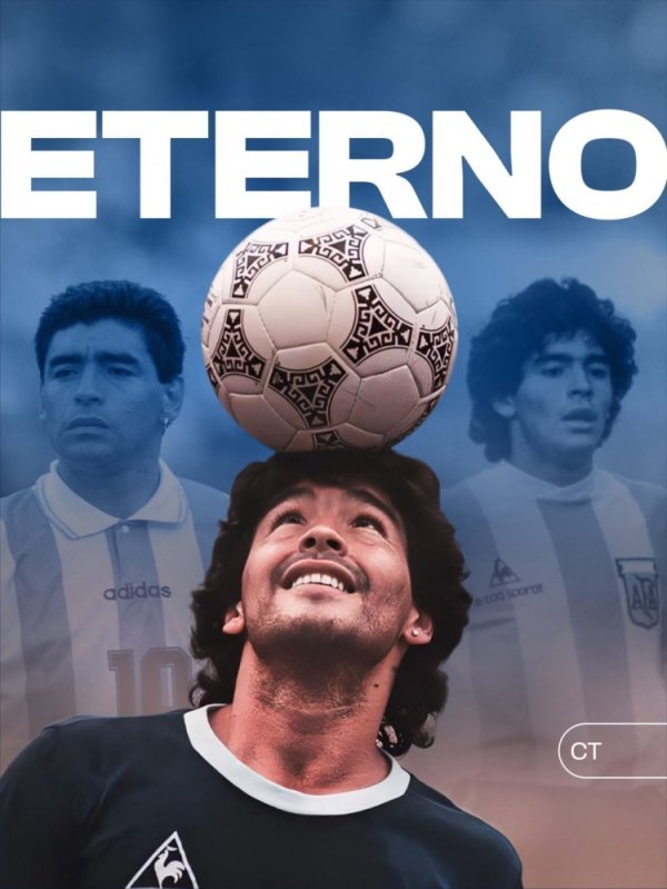 不灭传说！马拉多纳65岁生辰，阿根廷足协主席社媒晒海报顾忌