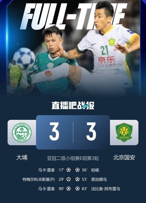 大埔主帅：亚冠2每场齐事关港超参赛队数目，咱们每战必争